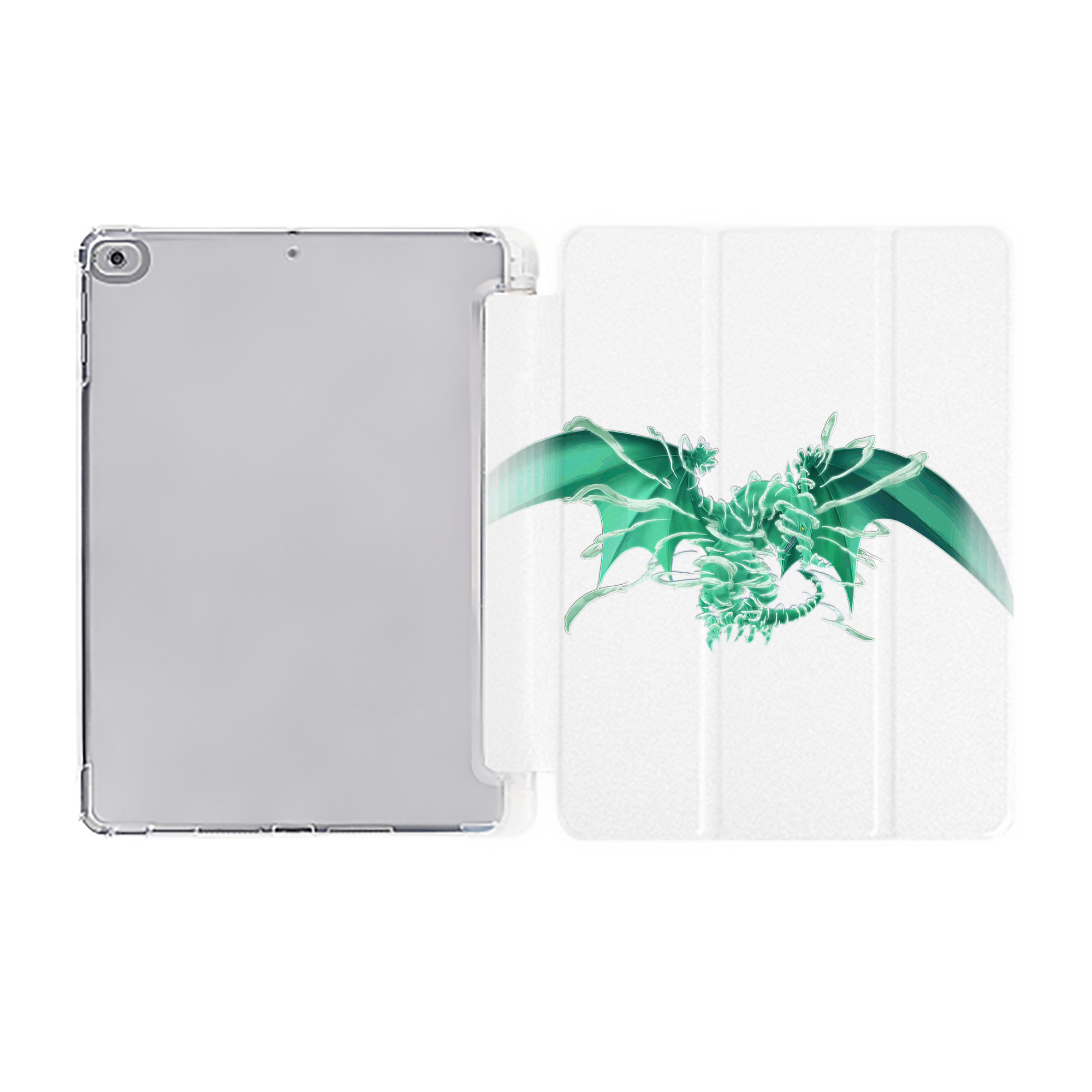 （画像用） 遊☆戯☆王 Yu-Gi-Oh! IPad ケース ペン収納付き 三つ折りスタンド PUレザー×シリコン 対応機種9.5/10.5/10.9インチ